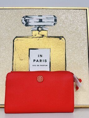 Tory Burch 18169280 Cameron Easy Coated Canvas Cross-body Clutch